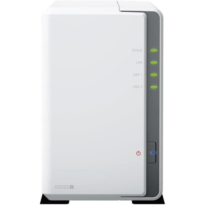 Server NAS - SYNOLOGY - DS223J - 2 alloggiamenti