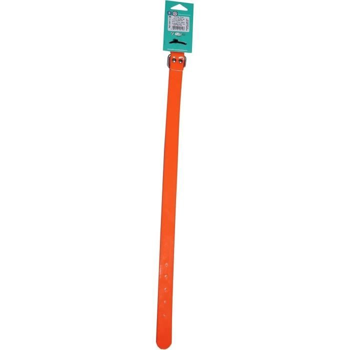 Image secondaire de Collier pour chien - AIME - Fluo Hunt - Taille M 52-57 cm - PVC Orange fluo