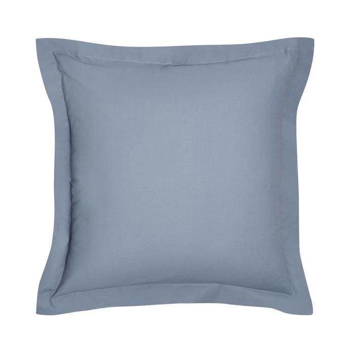 Pillowcase oggi essenziale - 63 x 63+5 cm - 100% uni cotone - denim
