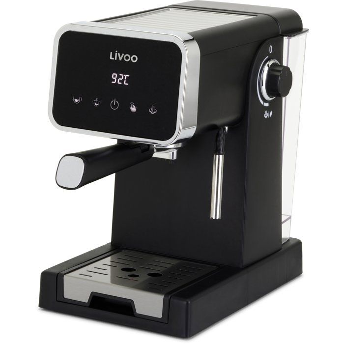 Image secondaire de Machine à café expresso LIVOO DOD218N - 1100 W, 20 bars, Noir élégant