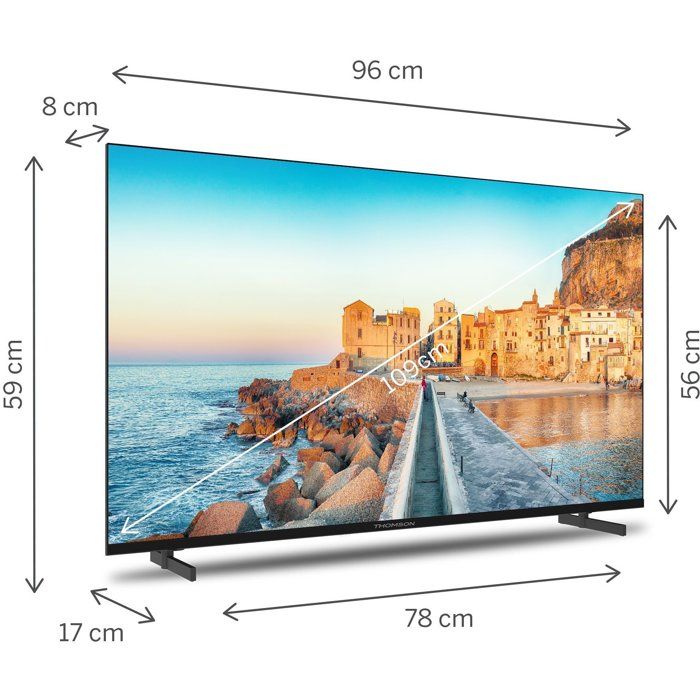 Image secondaire de Téléviseur LED Thomson 43 pouces - Full HD avec Google TV