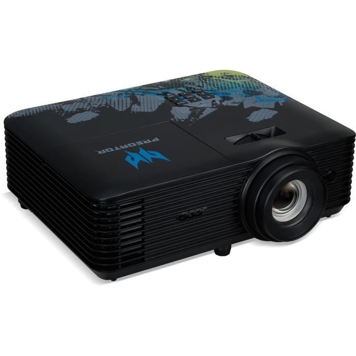 ACER Predator GM712 - Vidéoprojecteur UHD 4K - 3 600 ANSI lumens - Mode Gaming - HDMI  x2 - Haut-parleur 10W - Noir