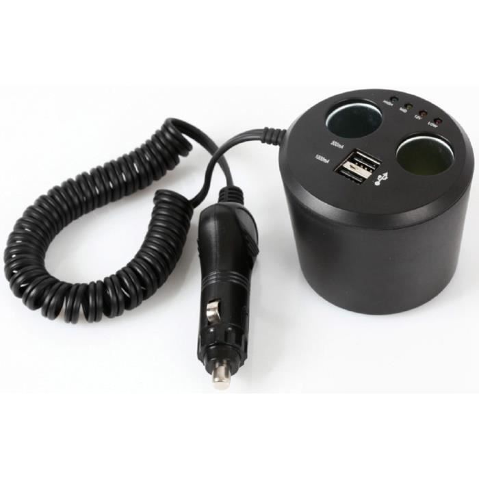 Presa accendisigari USB AUTO-T su portabevande 12 / 24V