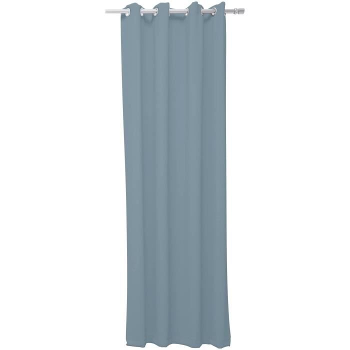 Curtain with eyelets - 140x240 - Denim - TODAY ESTISTIAL - 356011