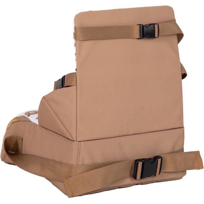 Image secondaire de Rehausseur nomade - TINEO - 30 x 28 x 13 cm - Ultra Compact - Camel / Oursons