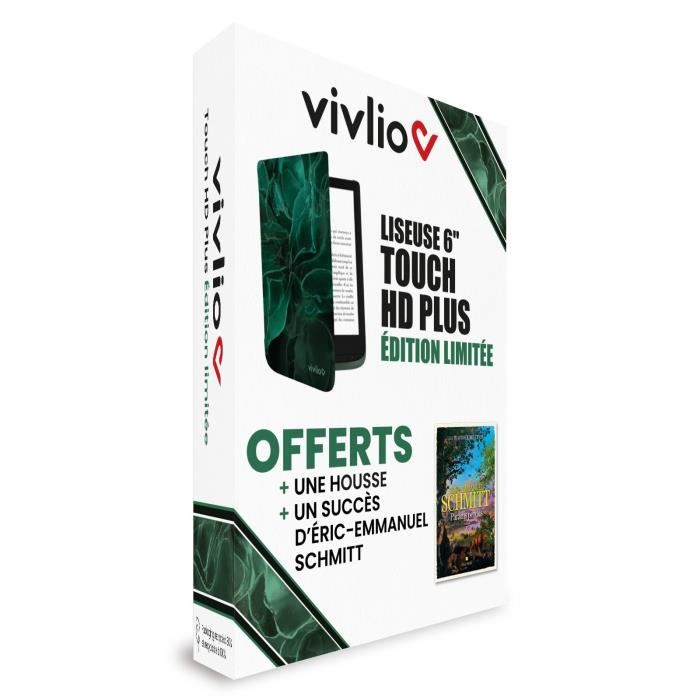 Liseuse Tactile - VIVLIO - Coffret édition limitée (Liseuse + housse) - Touch HD+ - 6