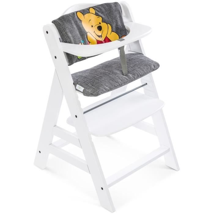 Image secondaire de Coussin pour chaise haute - HAUCK - Highchair Pad Deluxe - Winnie l'ourson Gris