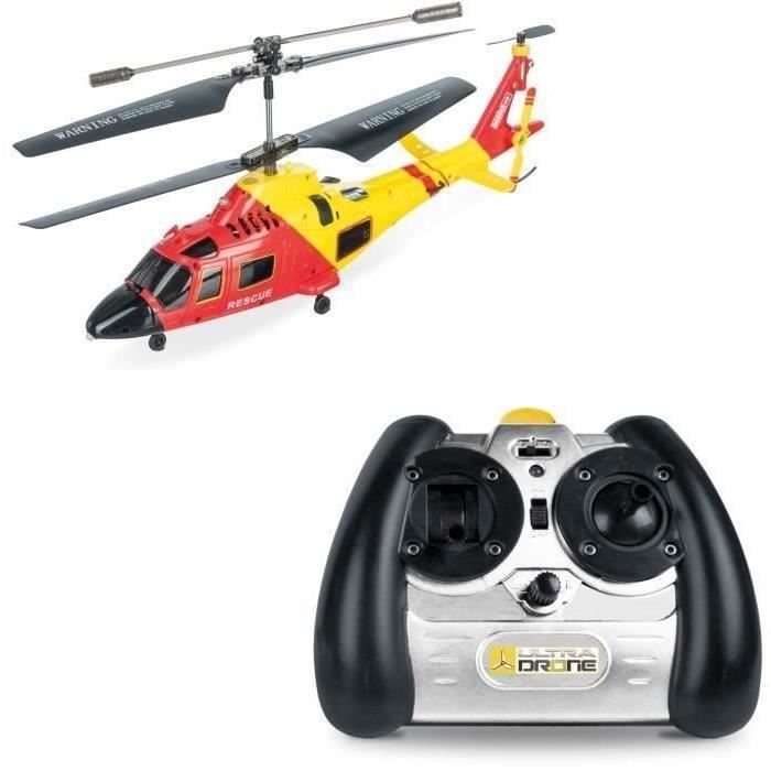 MONDO MOTORS - H?licoptere t?l?command? - Ultradrone H22 Rescue - Longueur 22cm