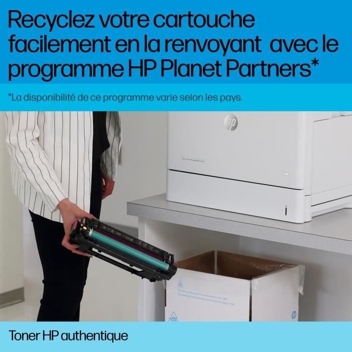 HP 207X Cartouche de toner cyan LaserJet grande capacité authentique (W2211X) pour HP Color LaserJet Pro M255/MFP M282/ M283