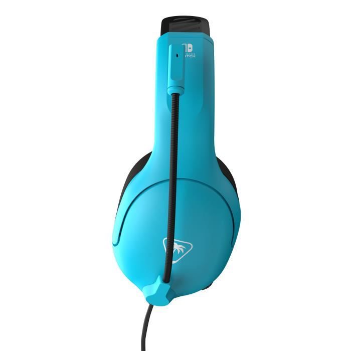 Image secondaire de Casque gaming filaire - TURTLE BEACH - TBS-8002-25 - Airlite Fit - Sous licence officielle de Nintendo Switch - Bleu fluo et ro