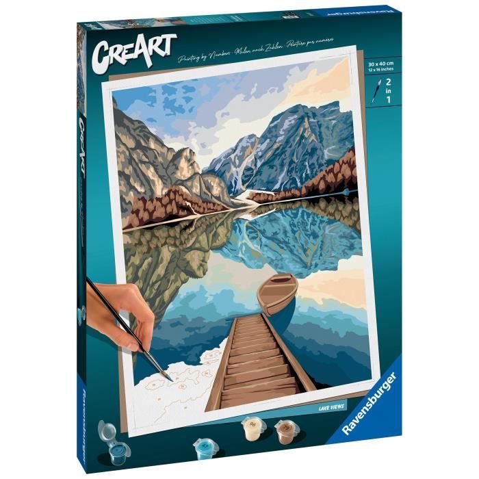 Ravensburger � CreArt large format 30x40 cm � Lake views � 12 year olds � 23612