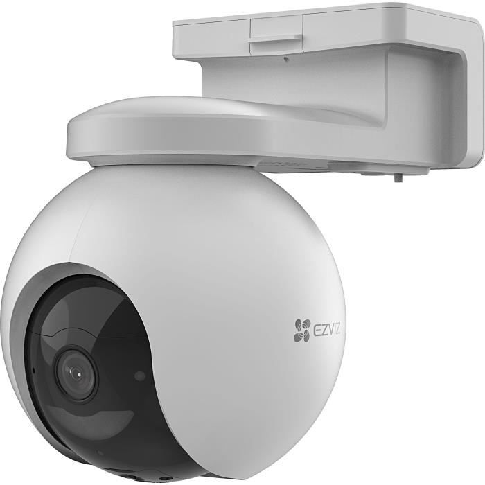 Telecamera da esterno - EZVIZ - Pannello solare EB8 4G + 3MP - Rilevamento presenza umana - Visione a 360° - Batteria 10400 mAh - Visione notturna