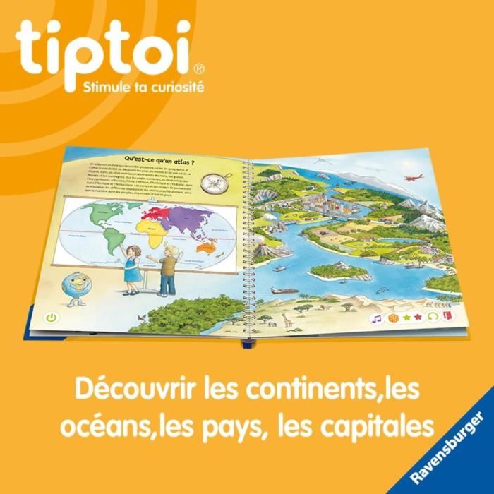 Image secondaire de tiptoi, Livre interactif, Mon premier Atlas, 5 ans, 13099012, Ravensburger