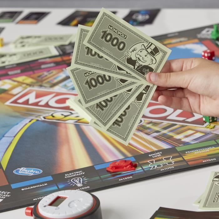 MONOPOLY - Jeu de plateau - Speed - pour enfants - a partir de 8 ans