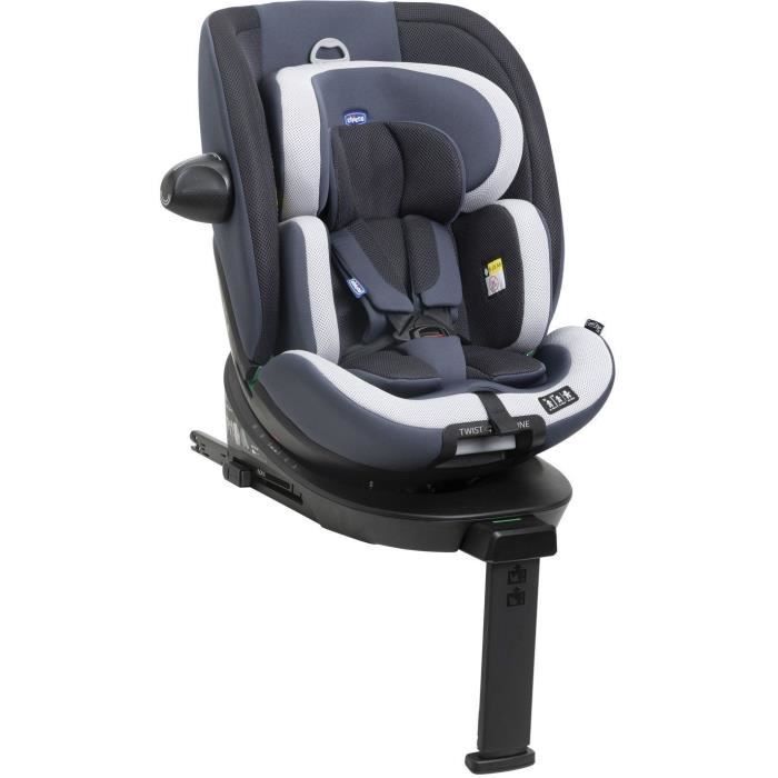 Seggiolino auto - CHICCO - EVERONE - Gruppo 0/1/2/3 - I-Size - Girevole - Reclinabile - Riduttore - Silver