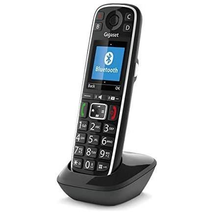 Gigaset E720HX Cordless Phone - Black - 200 Entries - SMS - Bluetooth 4.2 HSP and HFP Compatible