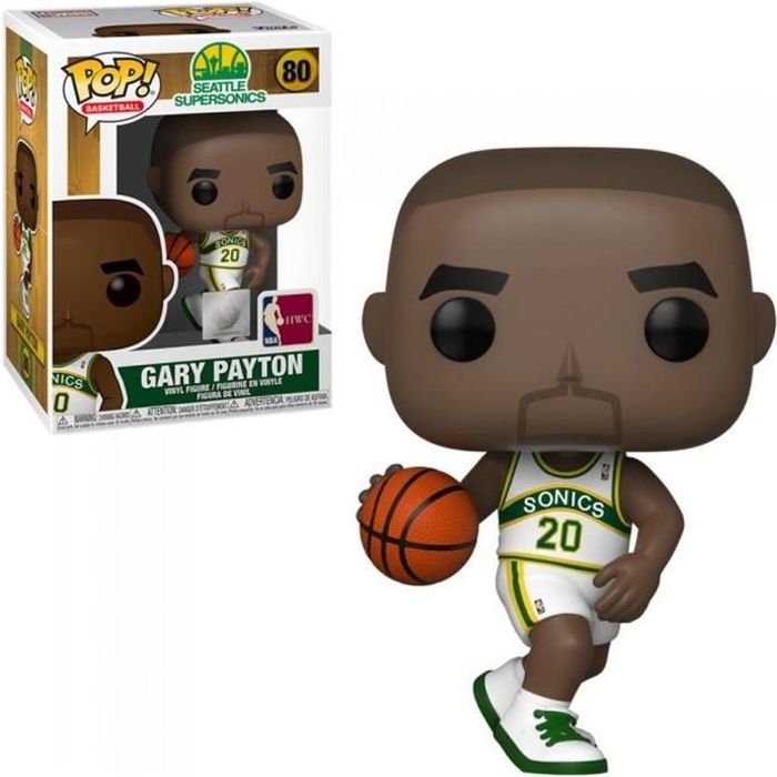 Figurine Funko Pop! NBA : Legends - Gary Payton (Seattle SuperSonics Home)