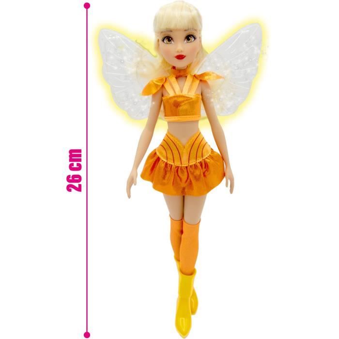 Image secondaire de Poupée Winx Stella avec Ailes Lumineuses - 26 cm