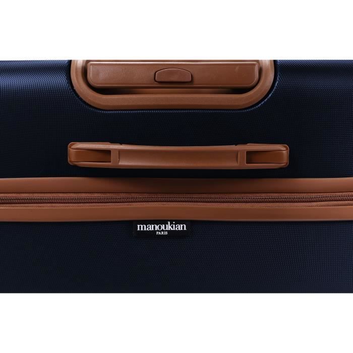 MANOUKIAN Valise Chariot ABS 4 Roues 72 cm Marine