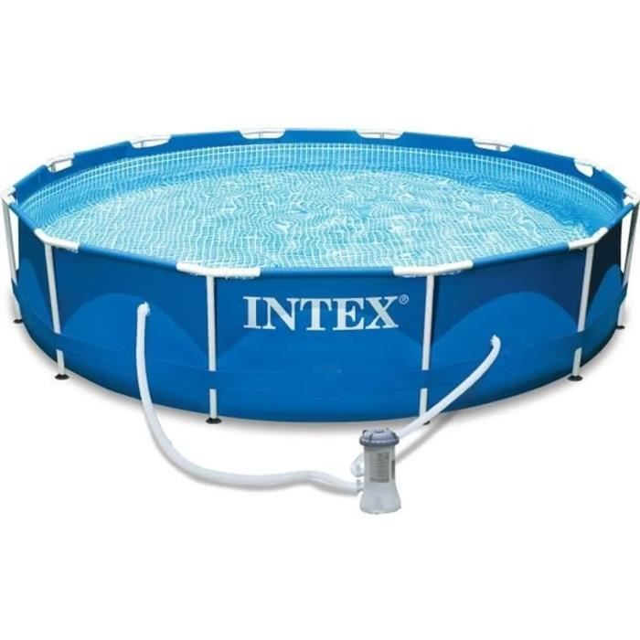 Image secondaire de Kit Piscine Tubulaire Ronde INTEX - 366 x 76 cm avec Pompe