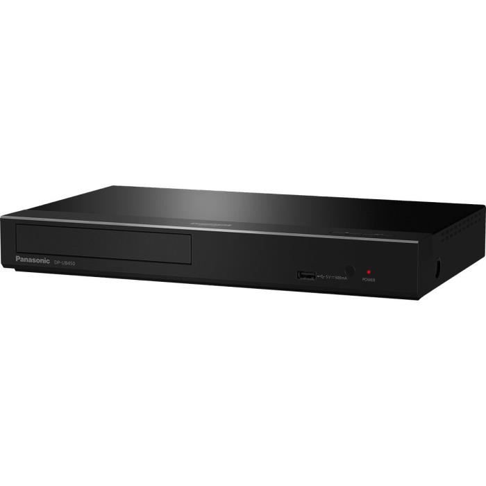 PANASONIC UB450 - Lecteur Blu-Ray Ultra HD - 3D, Blu-Ray, DVD - Double HDMI, Port USB - Dolby Digital - Upscale 4K