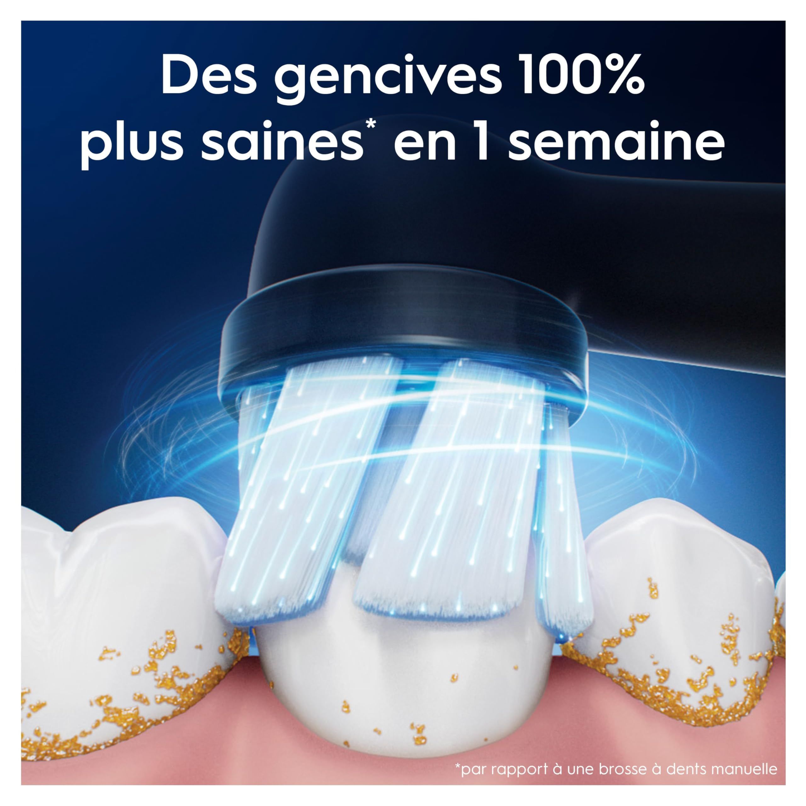 Image secondaire de Brossettes - ORAL-B - IO refills Gentle Care - Pack de 4 - Noir