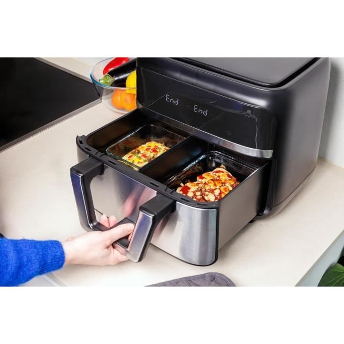 Image secondaire de Plat air fryer - PYREX - 1450143 - Rectangulaire - En verre borosilicate - 23 x 15 cm