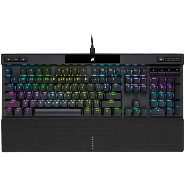 Optical -Mechanical Gaming Keyboard - Azerty - Corsair - K70 Pro Opx - RGB - Backlight a LED nero (CH -910941A)