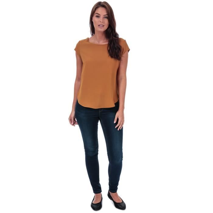 ONLY Top a Manches Courtes Cathay Spice Femme