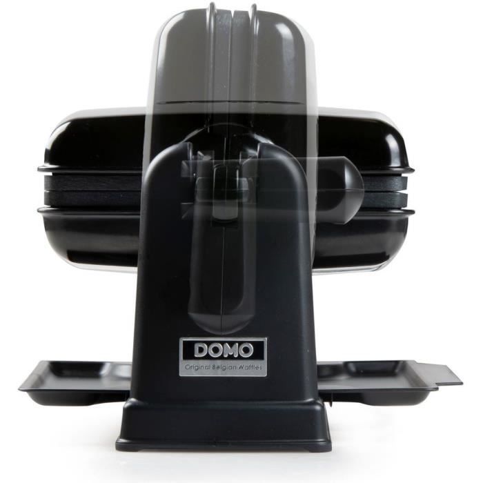 Gaufrier rotatif DOMO - DO9224W -  Rotatif a 180° - Revetement anti-adhésif - Poignée cool-touch - 2 personnes