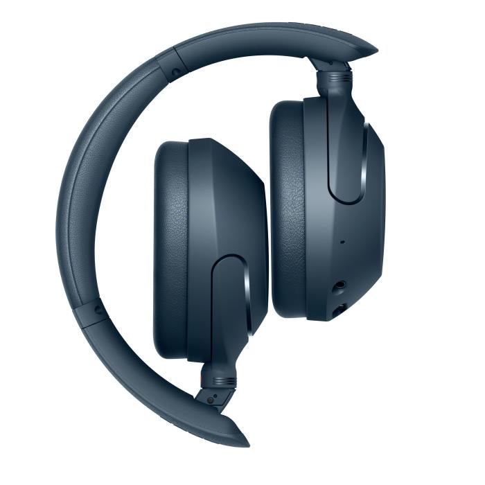 Casque Bluetooth a réduction de bruit sans fil Extra Bass SONY WH-XB910N - Autonomie jusqu'a 30 h - Bleu