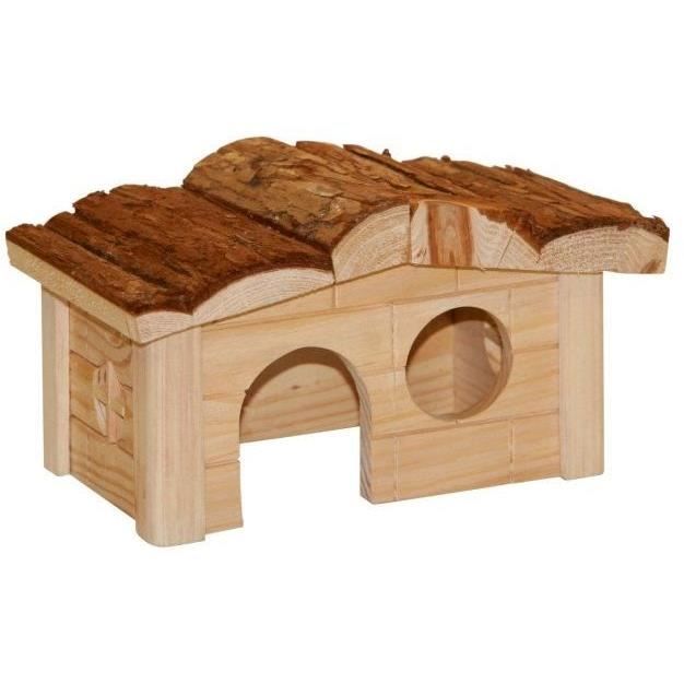 Casa para peque�os roedores - KERBL - Naturaleza - 20 x 14 x 12 cm