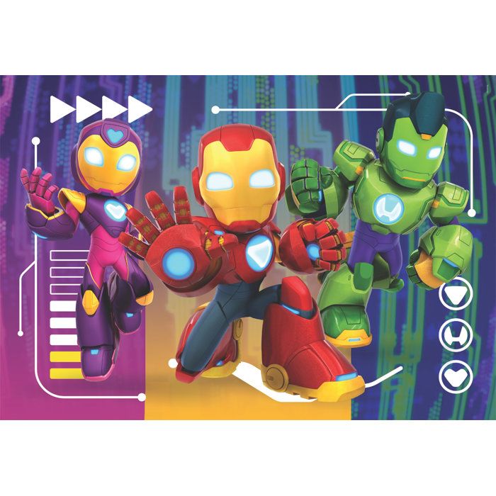 Image secondaire de Puzzle Marvel Iron Man 60 pièces - CLEMENTONI