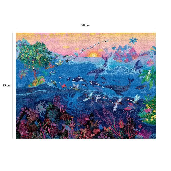 Nathan - Puzzle 2000 pieces - Merveilles de l'océan / Peggy Nille