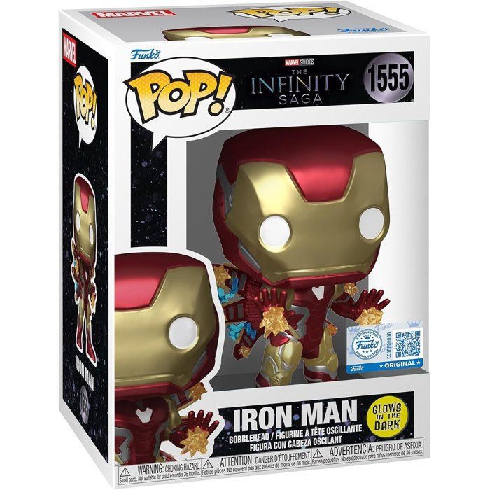 Figurine Funko Pop! Marvel - Iron Man avec Faisceaux d'Énergie