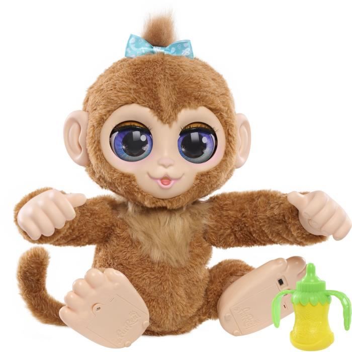 Interactive Toy - FURREAL FRIENDS - Peanut the Monkey - Over 100 Reactions, Walks, Balances & Cuddles