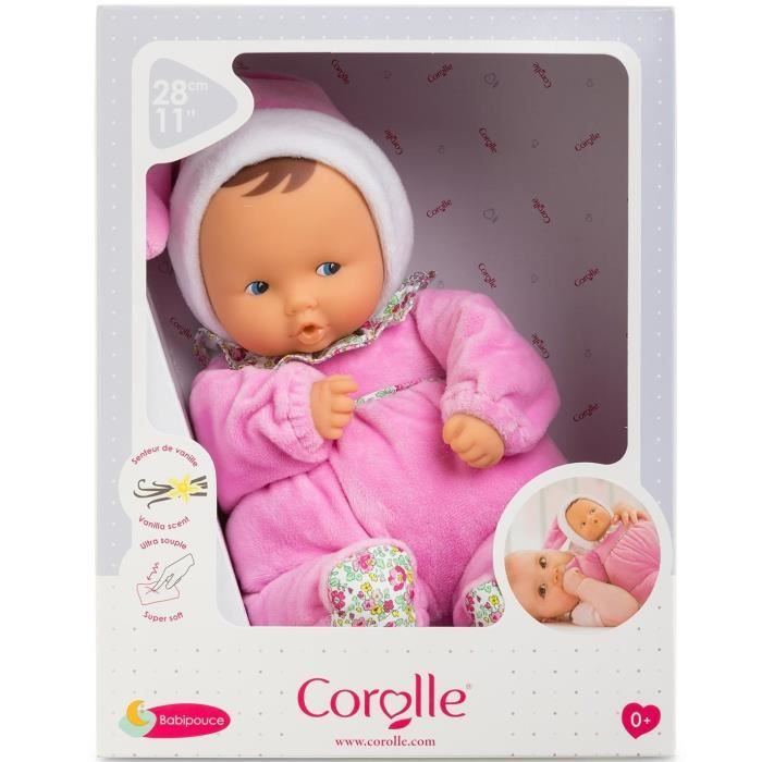 COROLLE - Mon Doudou Corolle - Babipouce Jardin en Fleurs - 28 cm - Des la naissance