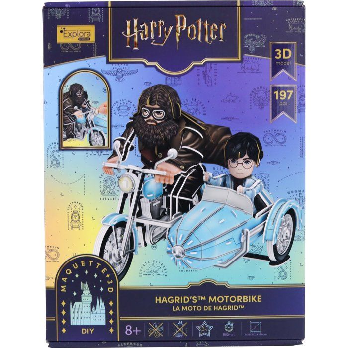 Image secondaire de Puzzle 3D Moto de Hagrid - Licence Harry Potter - 192 pièces