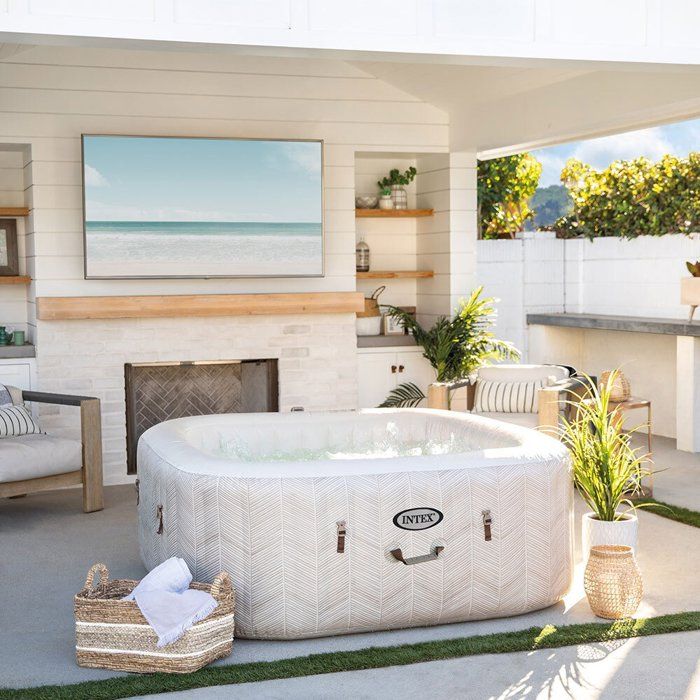 Image secondaire de Spa Gonflable INTEX Chevron 4 Places - 175 x 175 cm