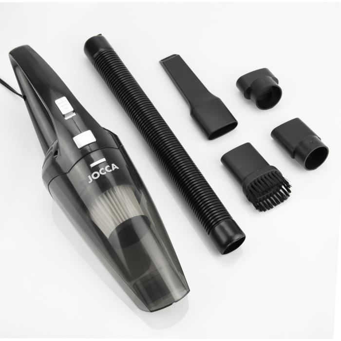 Image secondaire de Aspirateur de Voiture - JOCCA - 100 W - 0,5 L - Gris - 3 m de câble - Accessoires inclus