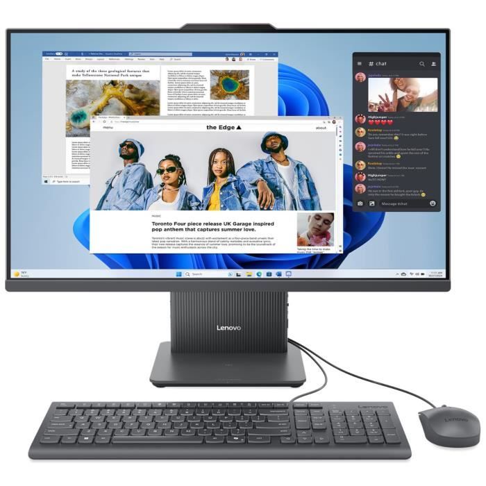 PC All-in-One LENOVO IdeaCentre AIO 27IRH9 § Windows 11 - Core i7-13620H - 16 GB di RAM - 512 GB SSD - AZERTY