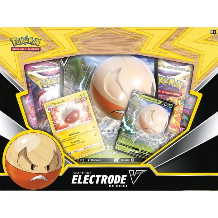 POKEMON Coffret Électrode de Hisui-V | Jeu de société | Cartes a Collectionner | A partir de 6 Ans
