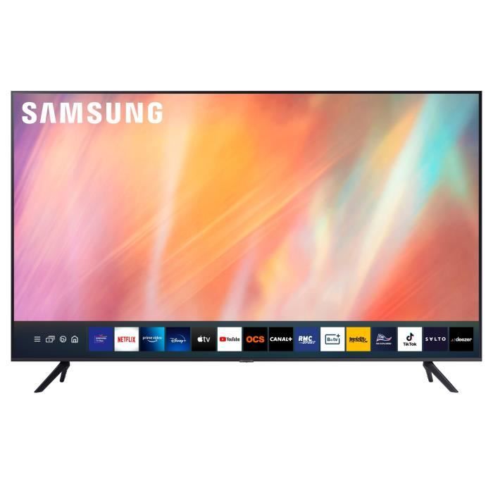 SAMSUNG UE55TU7105 – TV LED UHD 4K – 55 (138 cm) - Dolby Digital Plus – Smart TV - 3 x HDMI – 1 x USB