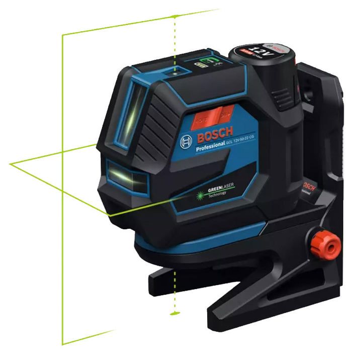Image secondaire de Laser combiné BOSCH GCL 12V-50-22 CG + Support RM 20 + Batterie GBA 12V 2.0Ah en L-Boxx
