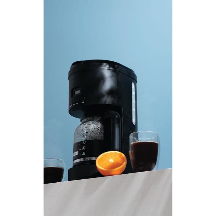 BODUM - BISTRO Cafetiere électrique programmable a filtre permanent, 900 W, 12 tasses, 1.5 l