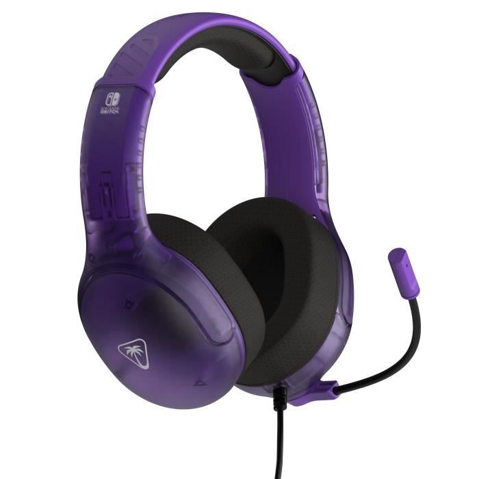Image secondaire de Casque Gaming filaire - TURTLE BEACH - Nintendo Switch - Airlite Fit - Violet Fantôme