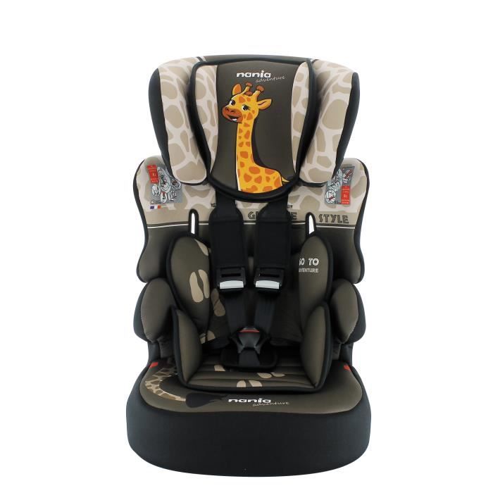 Nania Siege auto BELINE groupe 1/2/3 (9-36kg) - Giraffe