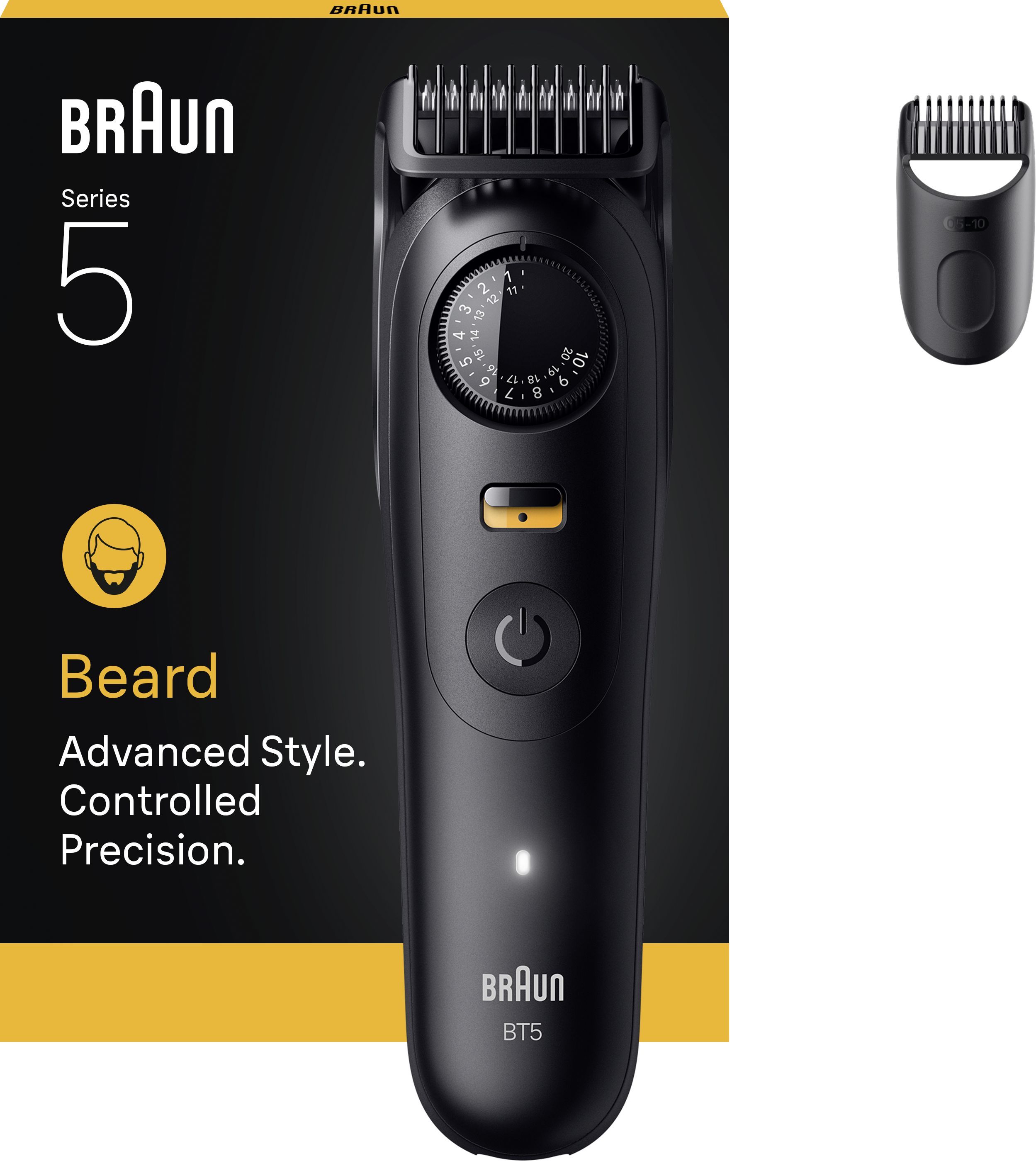 Rasoir �lectrique - BRAUN - S�ries 5 BT5500 - 120 min autonomie - �tanche - Noir