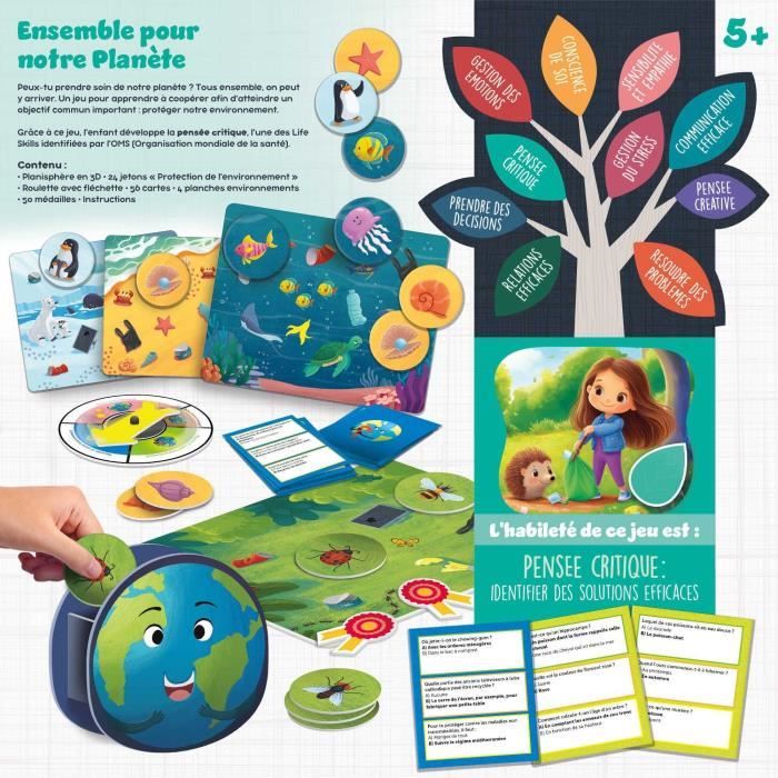Image secondaire de Ensemble pour la planete - Jeu de Plateau - LIFE SKILLS - Plateau illustré