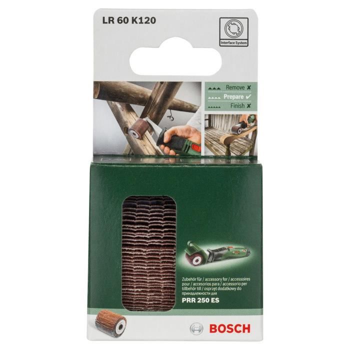 Rouleau a lamelles Bosch - Accessoire pour Texoro (Grain 120, Largeur 60mm)